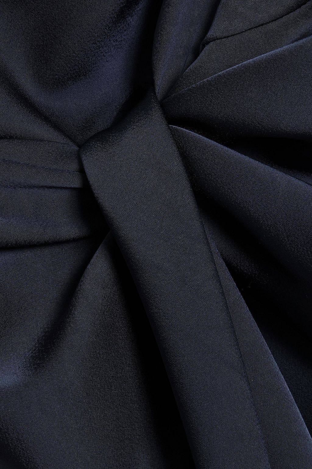 NICHOLAS Draped satin midi dress