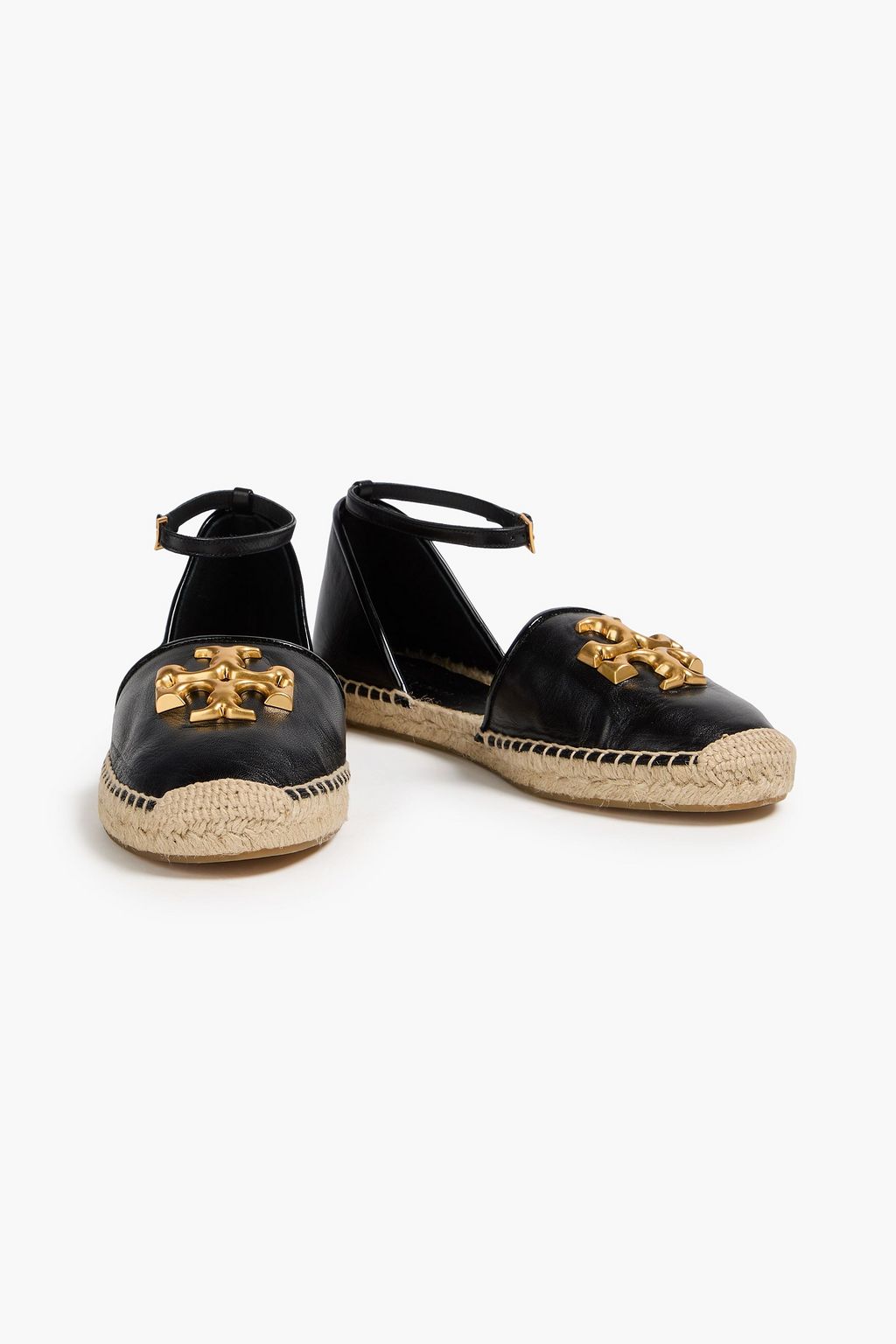 TORY BURCH حذاء إسبادريل "إليانور" من الجلد مزين بزخارف