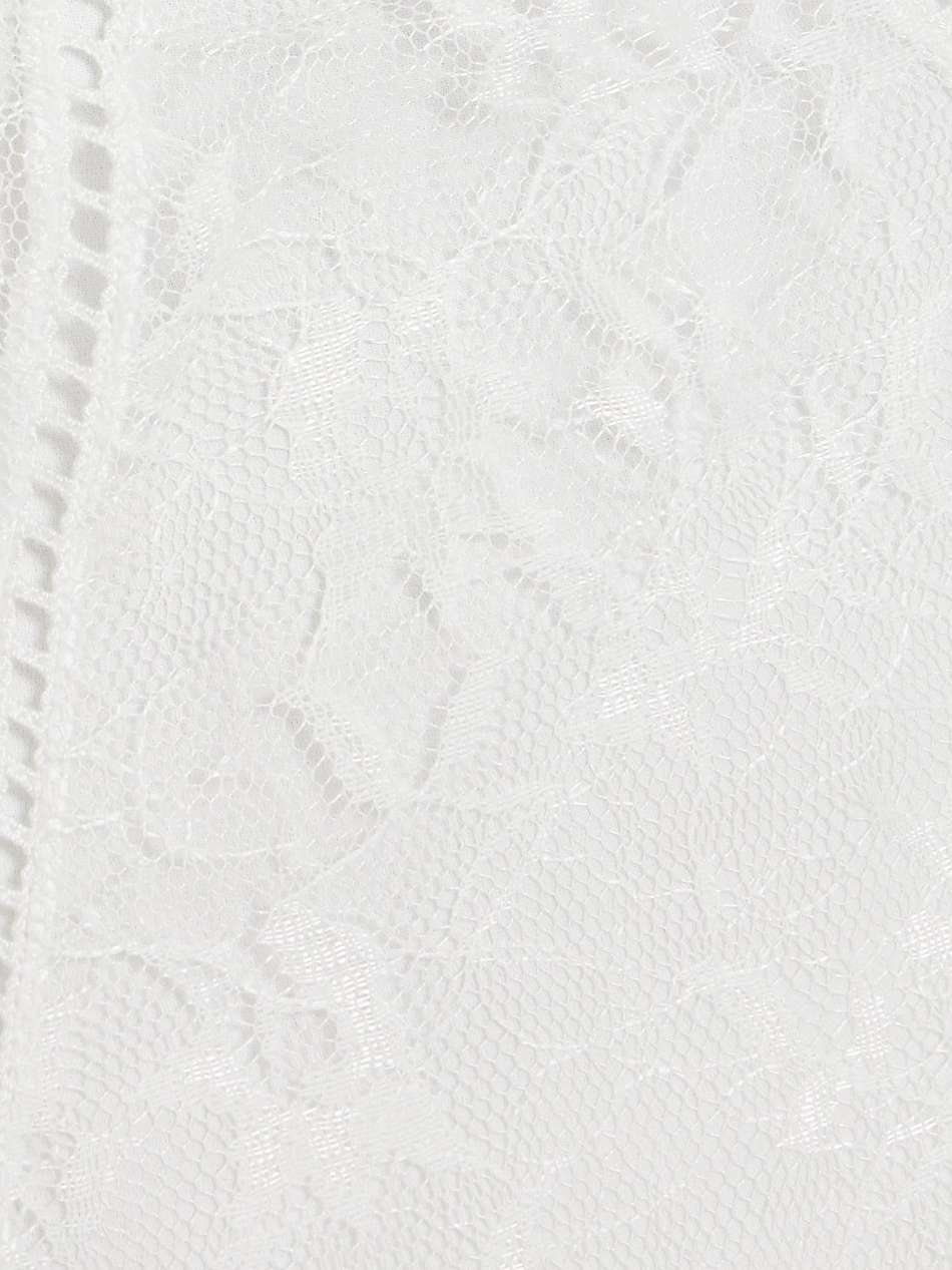 gertrude pleated chiffon and lace gown