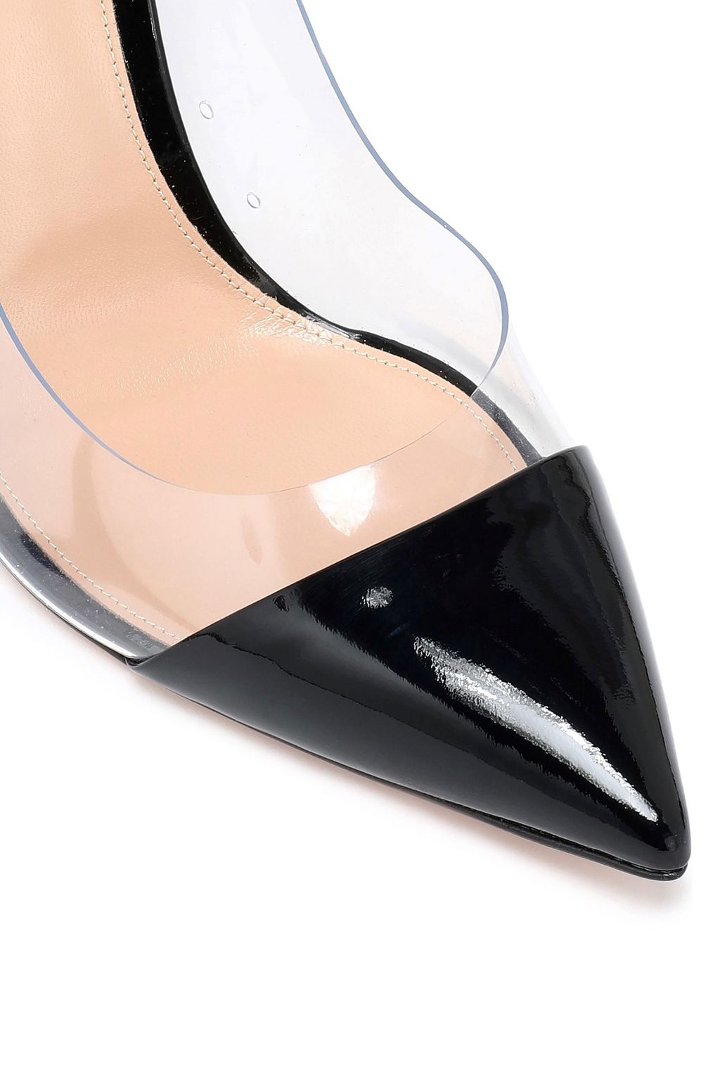 GIANVITO ROSSI PVC and patent-leather pumps