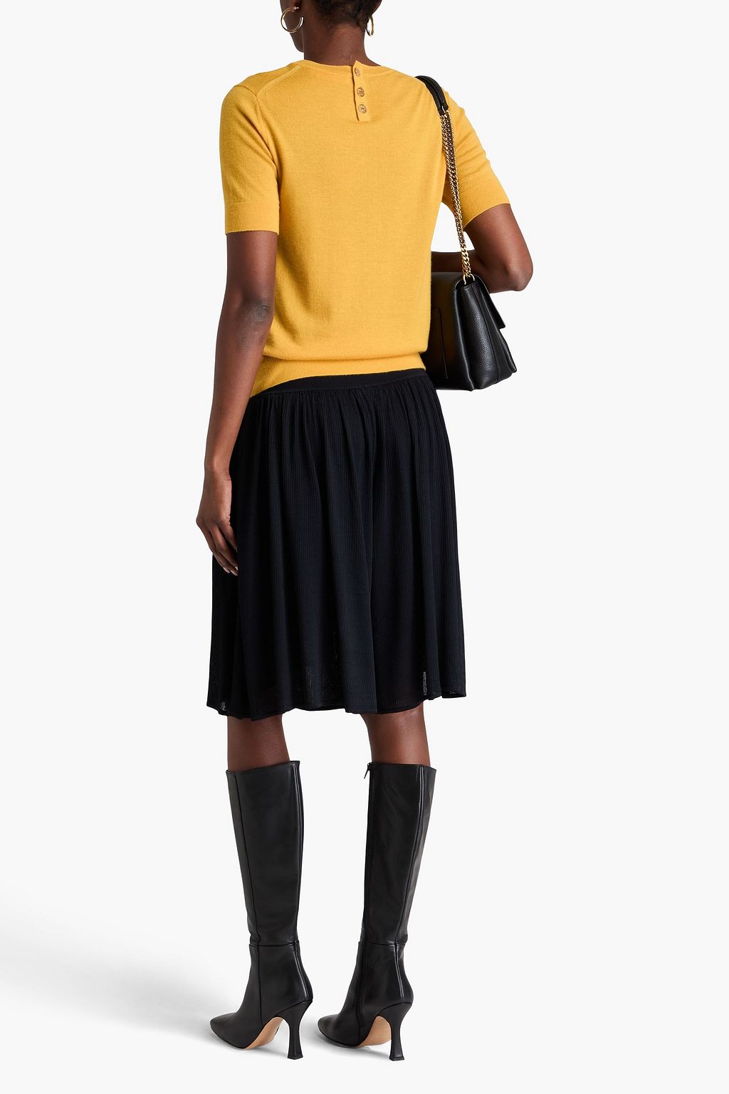 TORY BURCH شورت من نسيج محبوك
