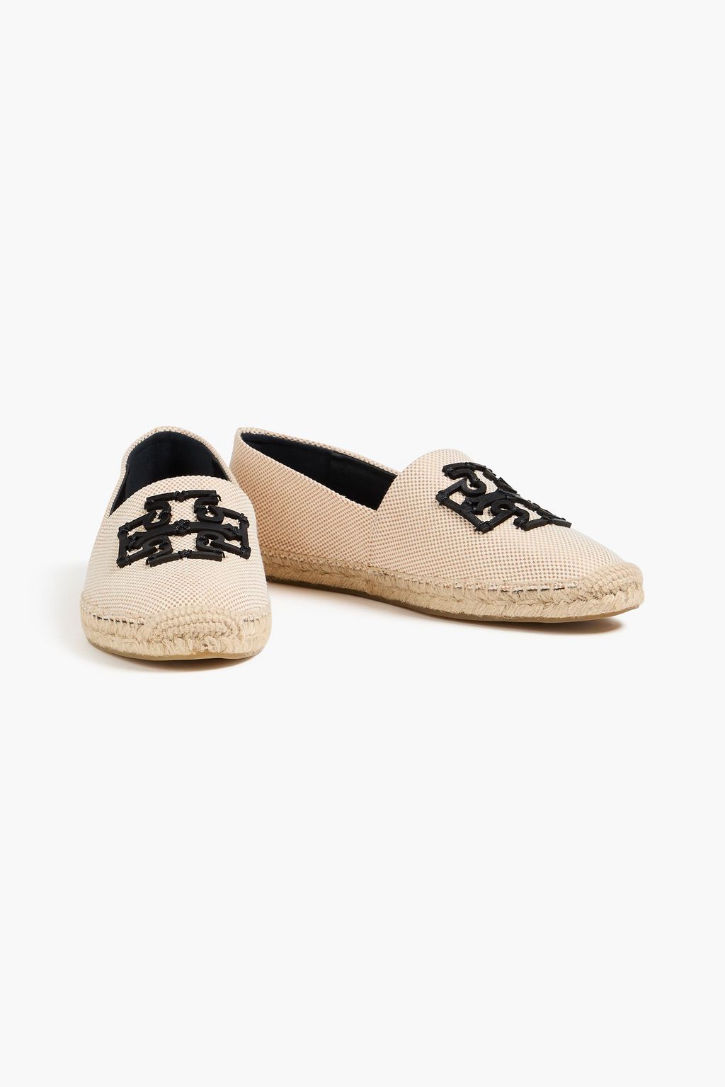 TORY BURCH حذاء إسبادريل "إينيس" من الكنفا بتصميم مزركش
