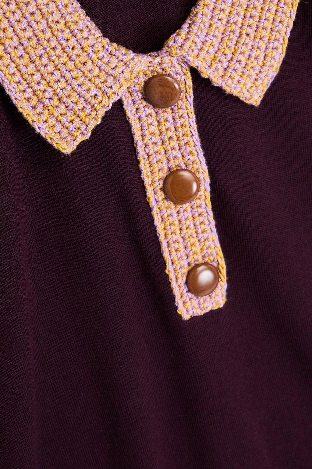 TORY BURCH 메리노 울 폴로 셔츠