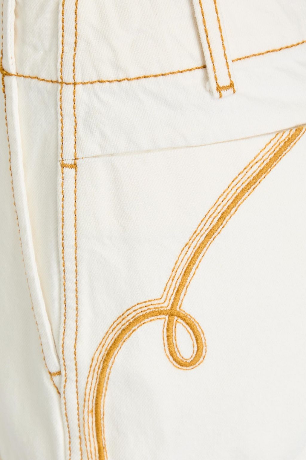 TORY BURCH شورت من الدينم