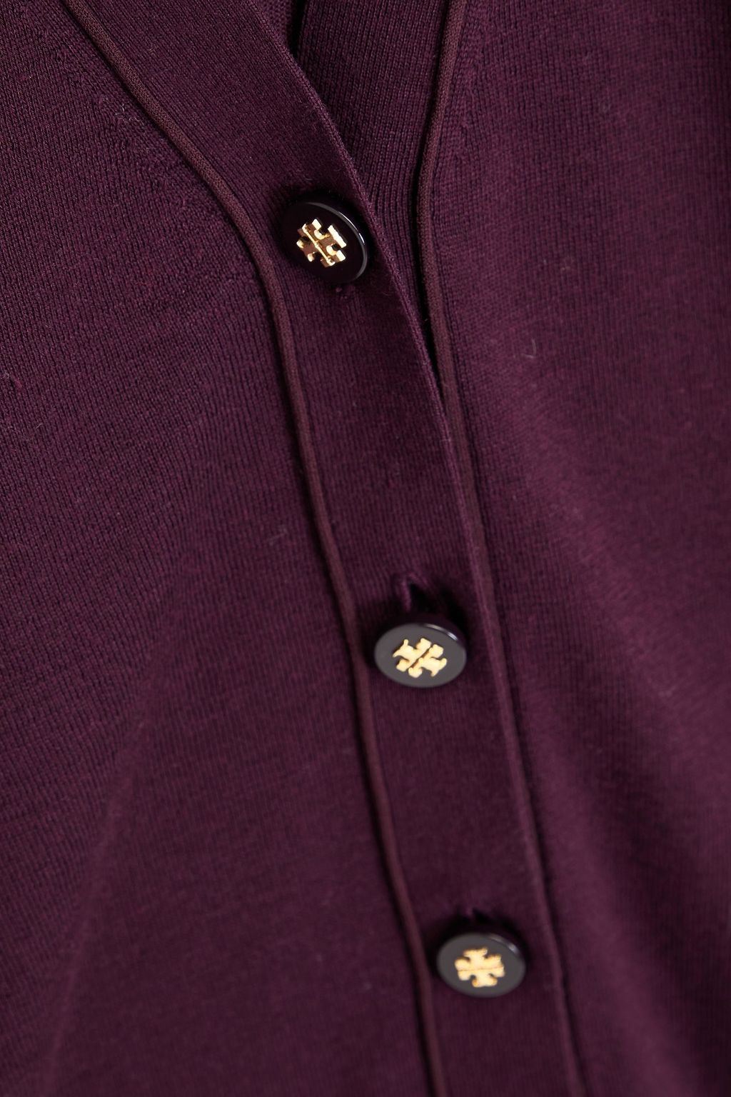 TORY BURCH 울 실크 혼방 카디건
