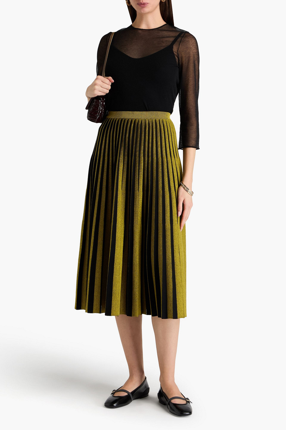  Tory Burch - Oberteil Aus Einer Baumwollmischung Mit Rückenausschnitt - Schwarz - L 