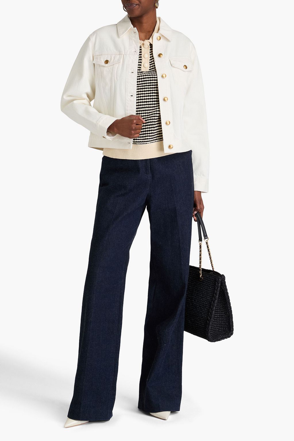 TORY BURCH جاكيت من الدنيم