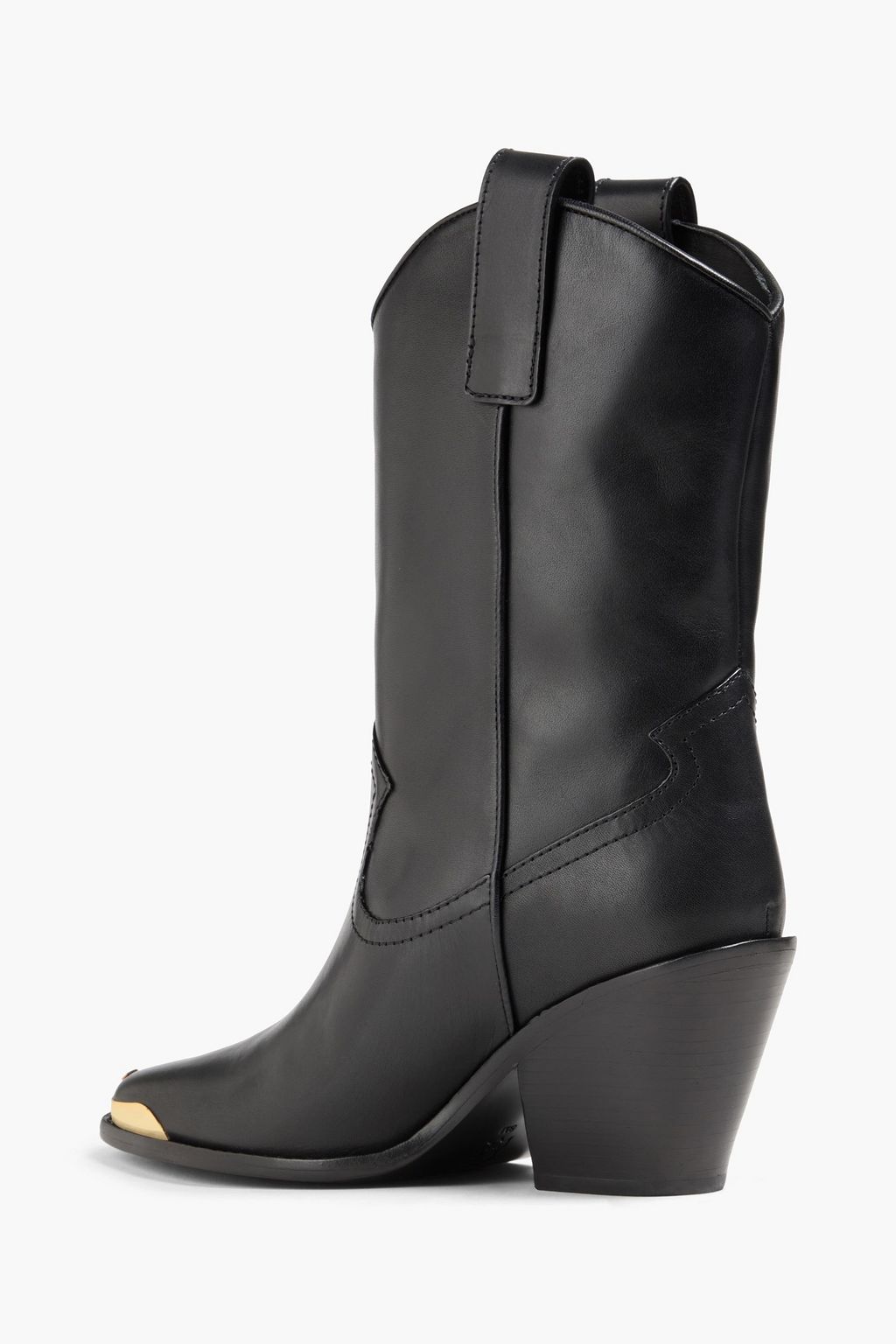 TORY BURCH Embellished leather cowboy boots