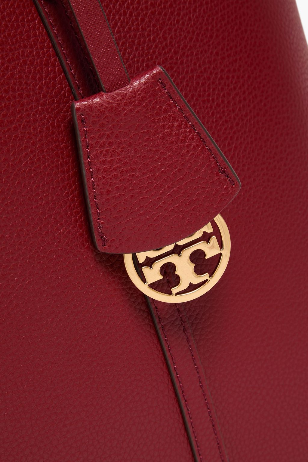 TORY BURCH Perry pebbled-leather tote