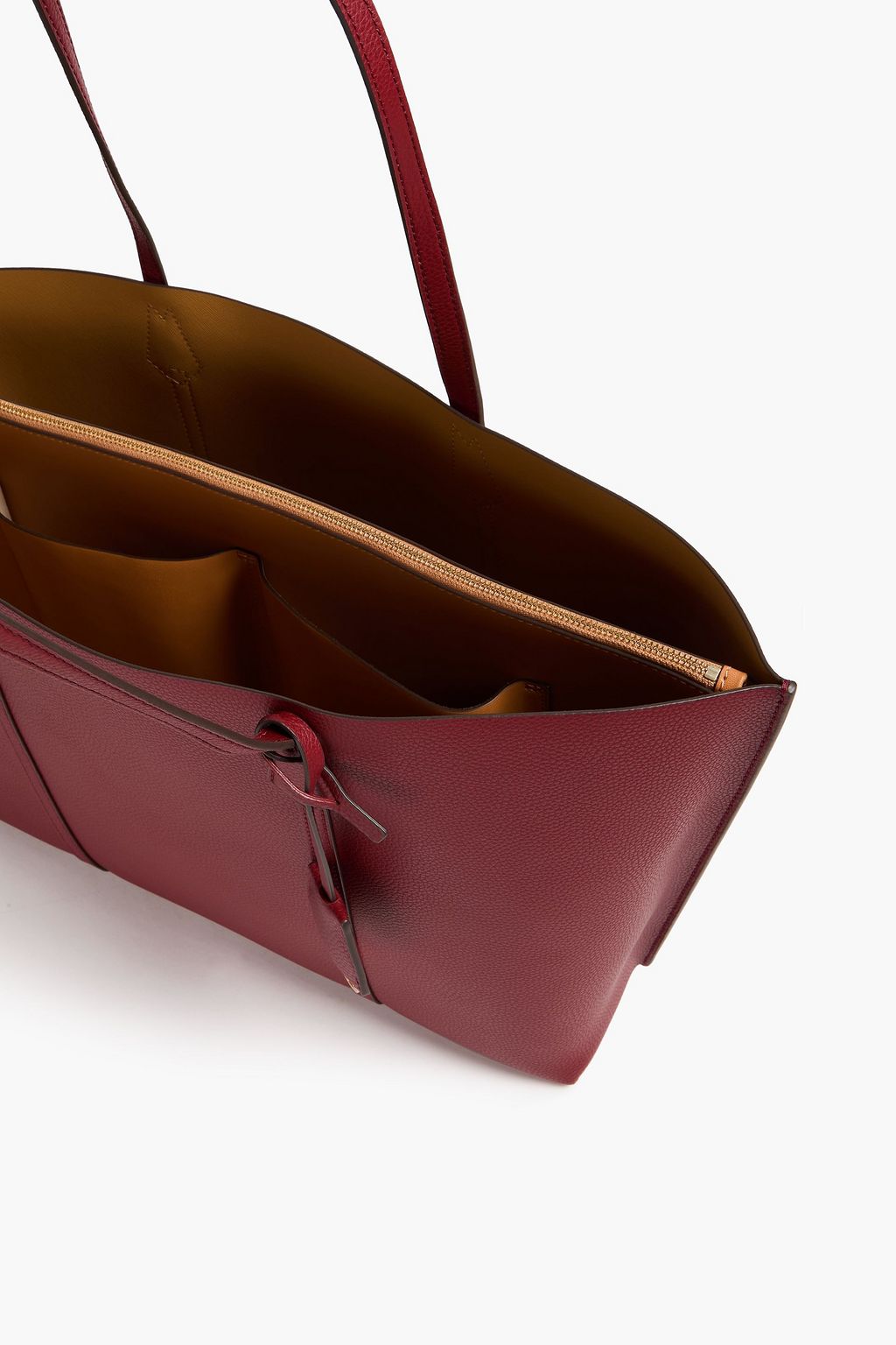 TORY BURCH Perry pebbled-leather tote