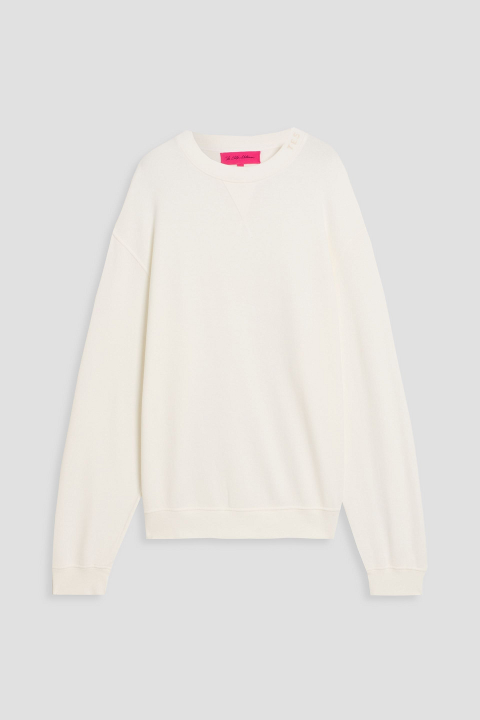 The Elder Statesman Daily Cotton And Cashmere-blend Jersey Sweatshirt In White
