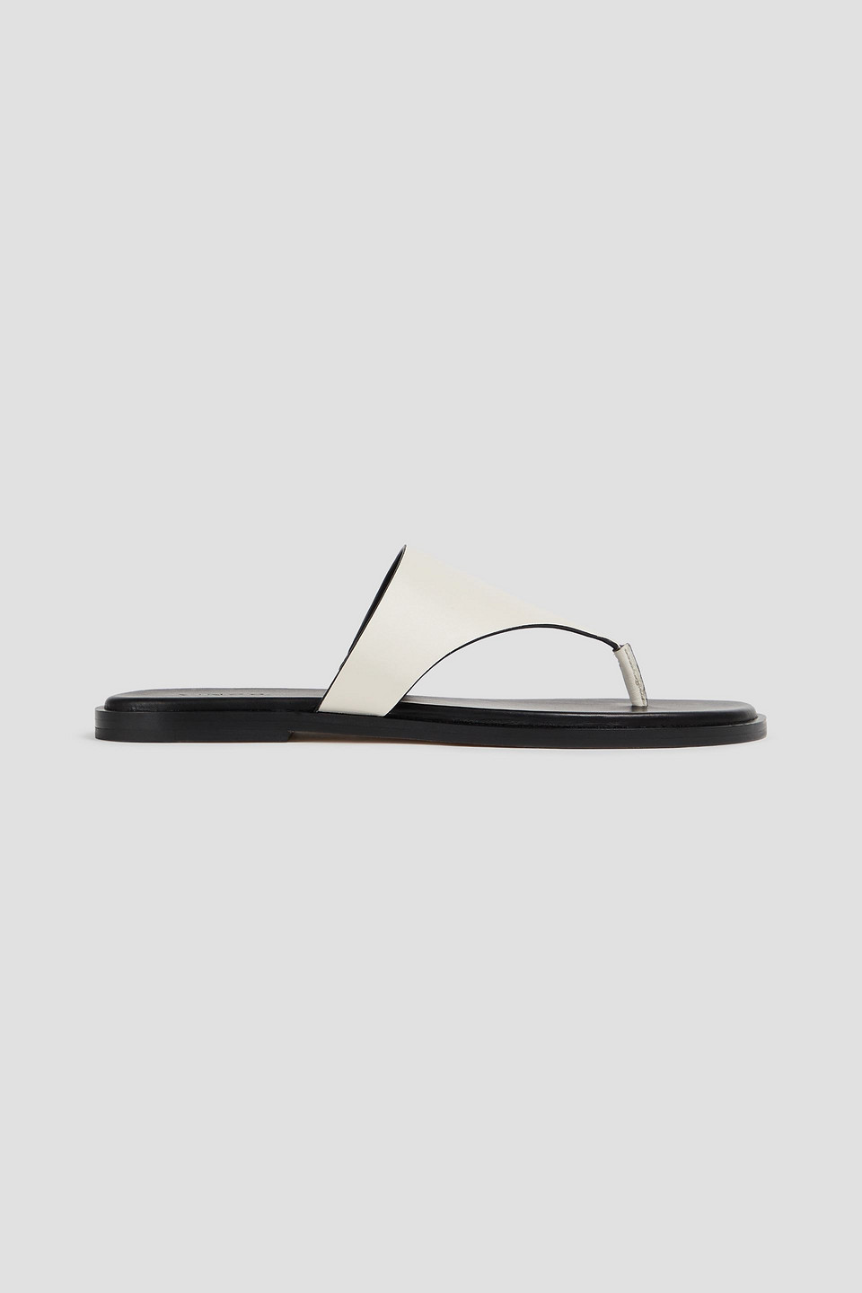 Vince Ellis Leather Sandals In Off-white