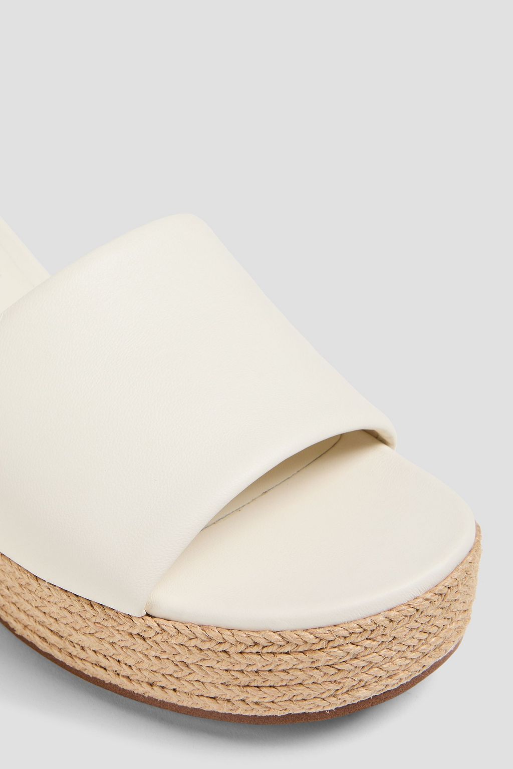 VINCE. Margo Espadrille-Mules aus Leder