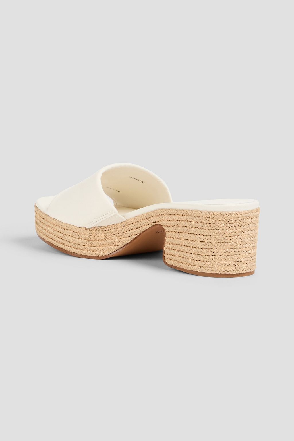 VINCE. Margo Espadrille-Mules aus Leder