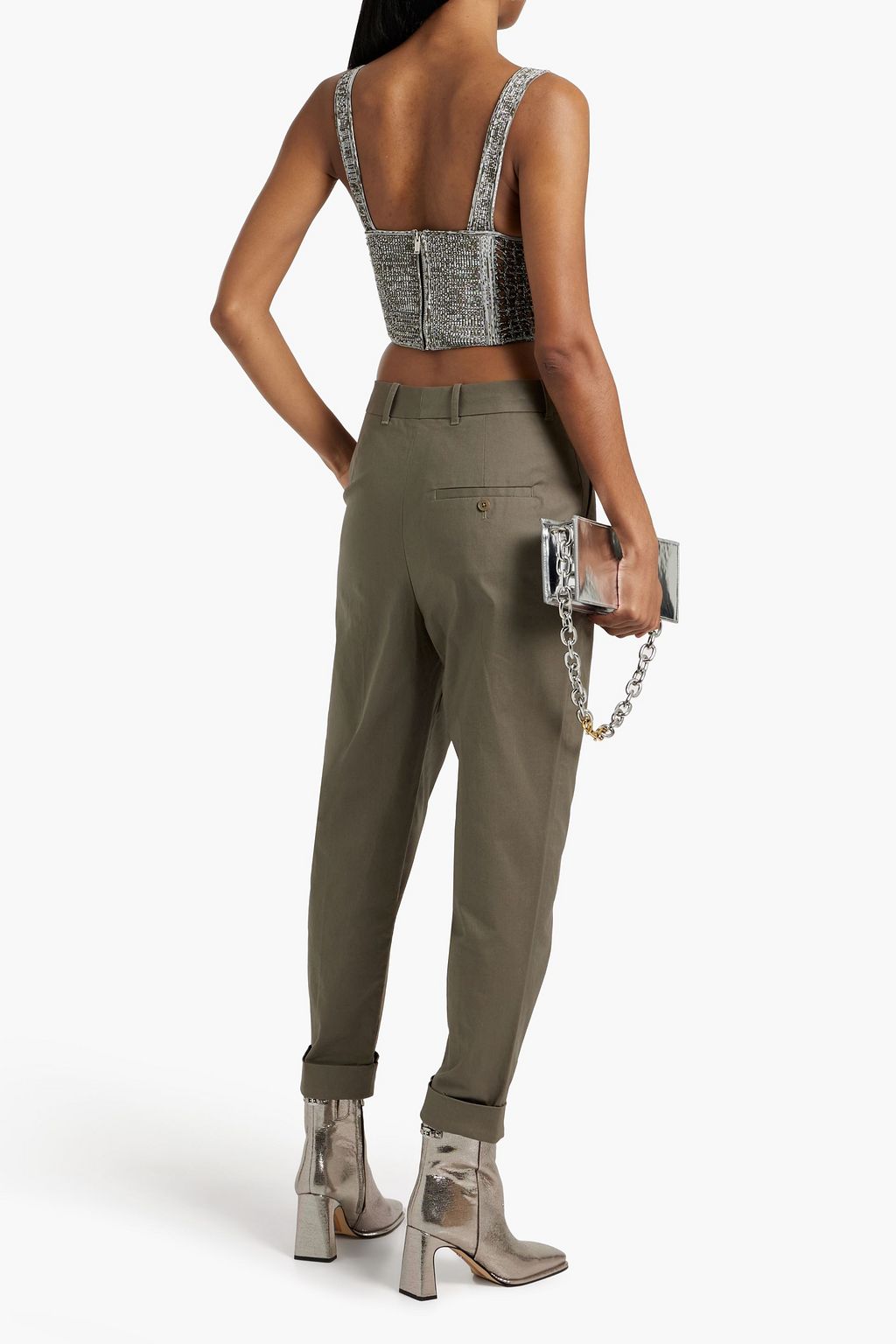 3.1 PHILLIP LIM Cotton-blend tapered pants