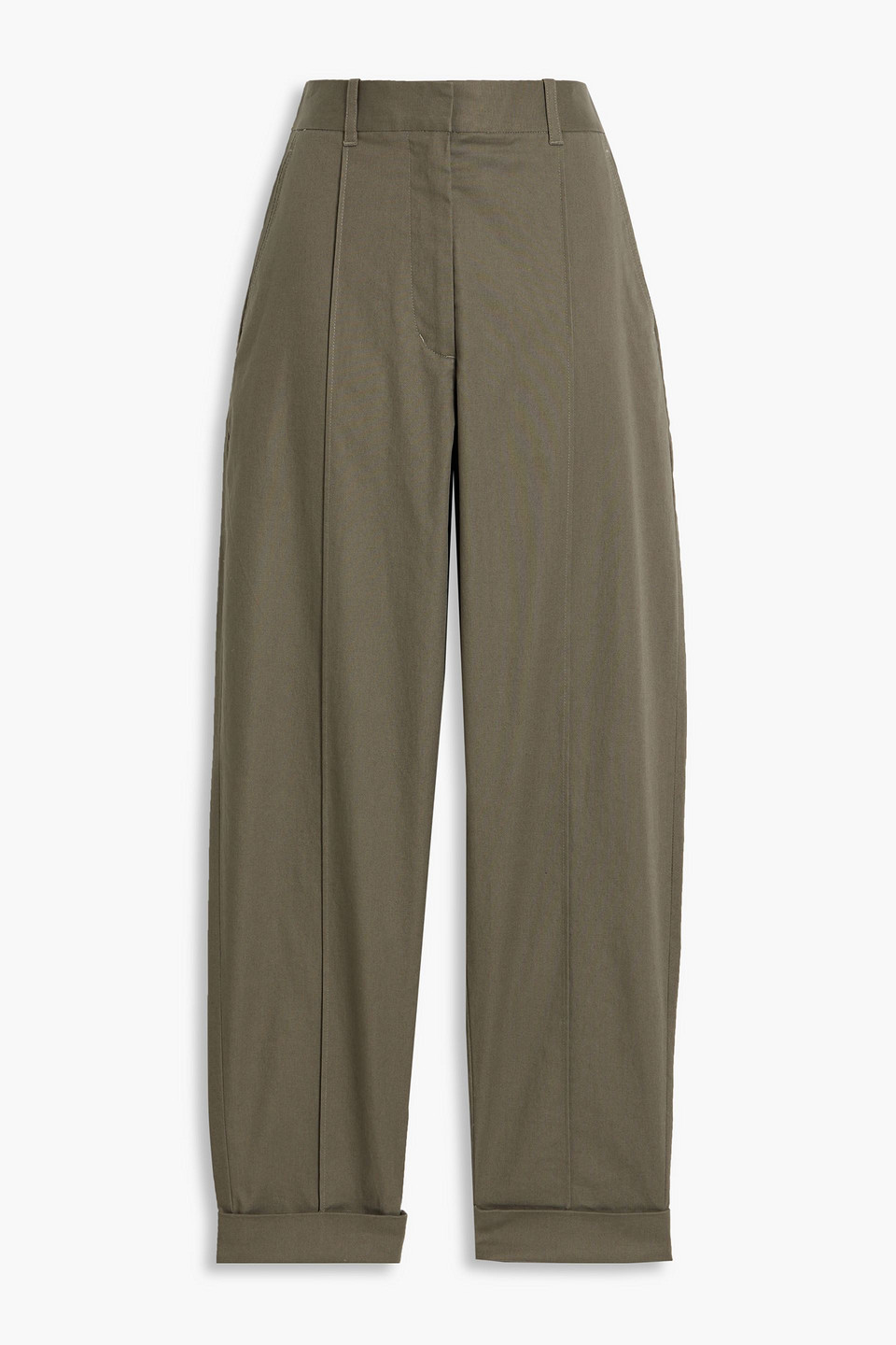 3.1 Phillip Lim Cotton-blend Tapered Pants In Army Green