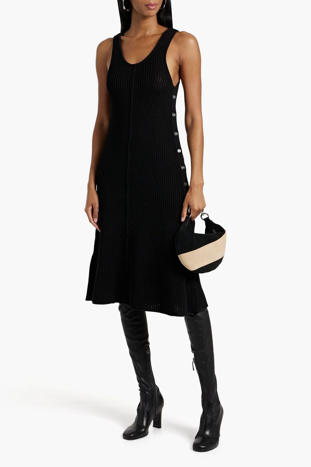 3.1 PHILLIP LIM Ribbed cotton-blend dress