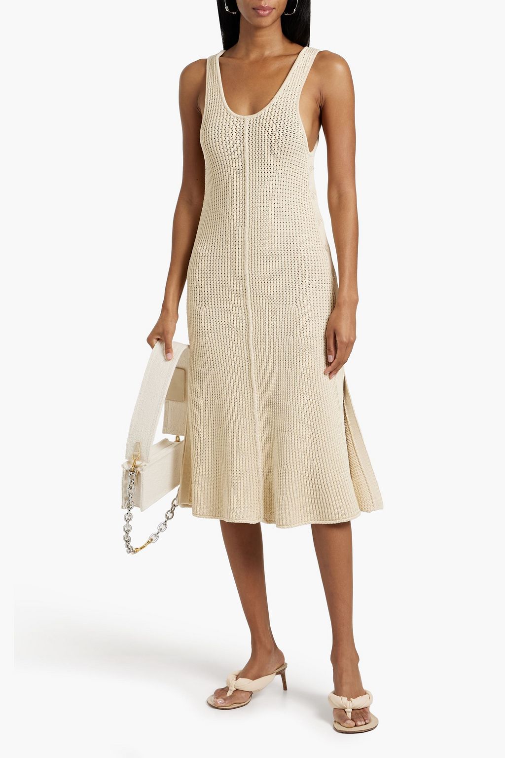 3.1 PHILLIP LIM Ribbed cotton-blend dress