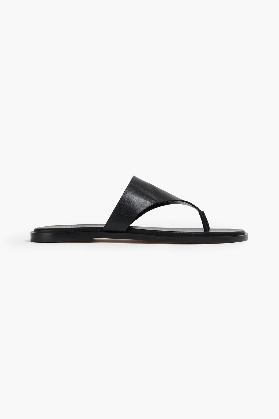 Vince Ellis Leather Sandals In Black