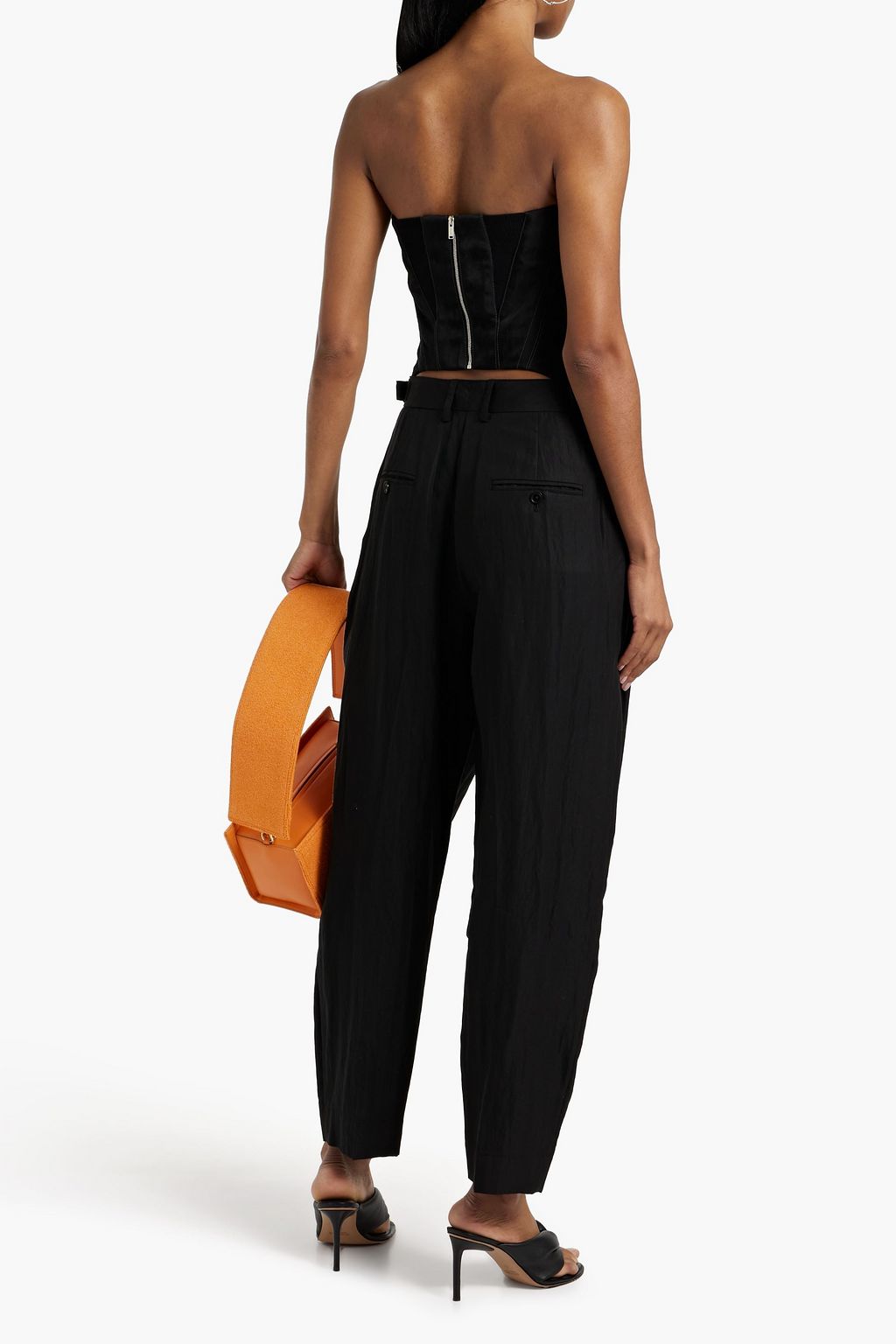 3.1 PHILLIP LIM Pleated TENCEL™-blend tapered pants