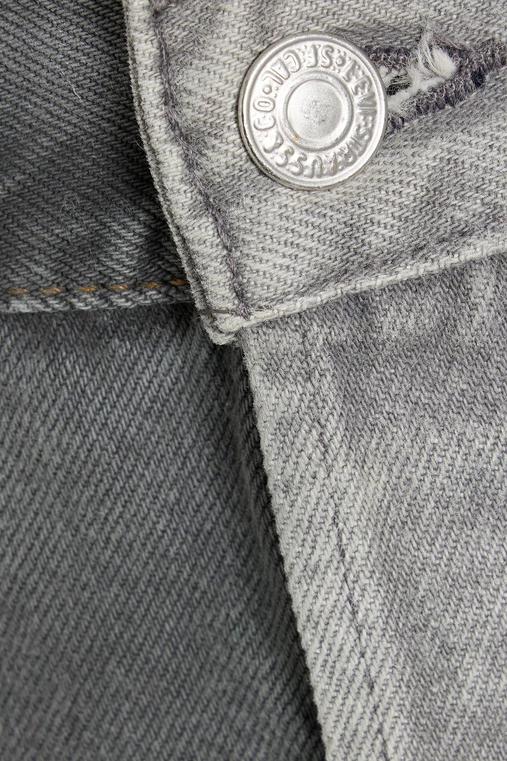EB DENIM Winona two-tone high-rise slim-leg jeans