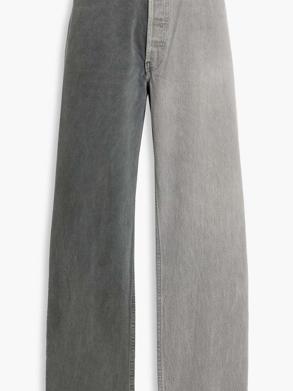 winona two-tone high-rise straight-leg jeans