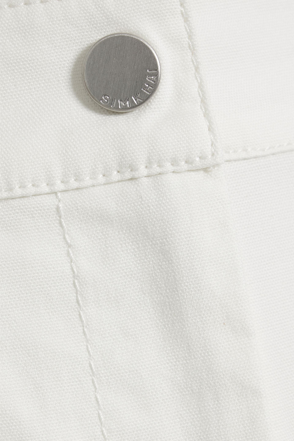 Simkhai Kairi Cotton-blend Tapered Pants In White