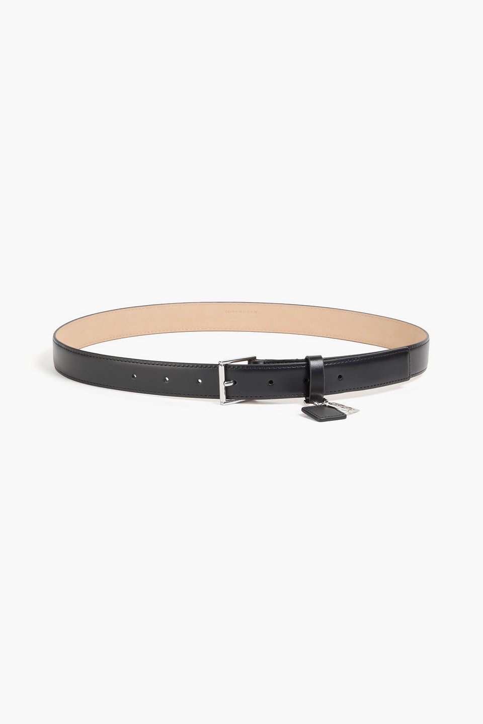 Tory Burch Leather Belt In Black