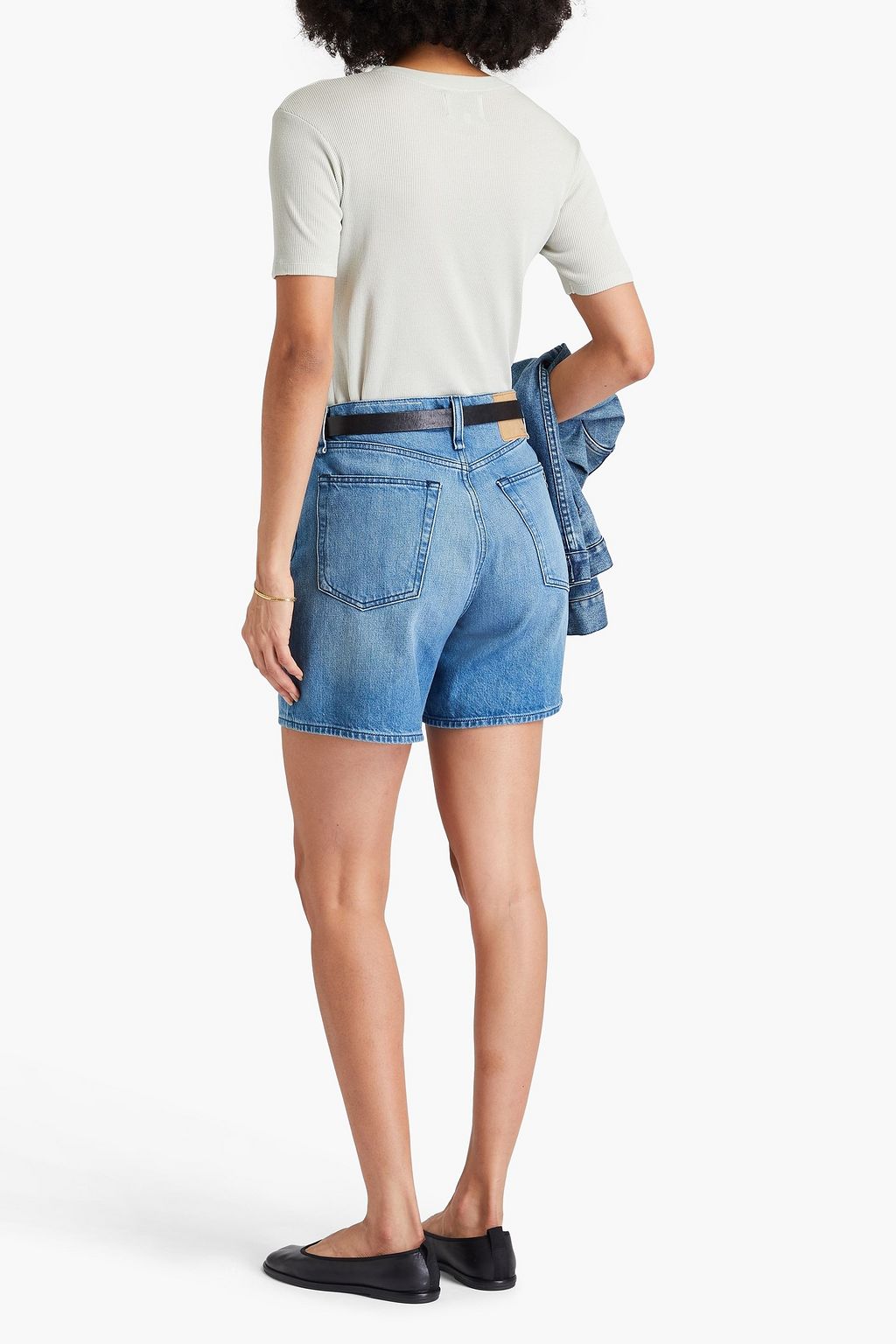 LOULOU STUDIO Avalyn ribbed cotton top