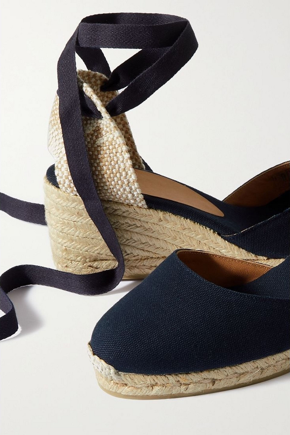 CASTAñER CARINA 60 CANVAS WEDGE ESPADRILLES