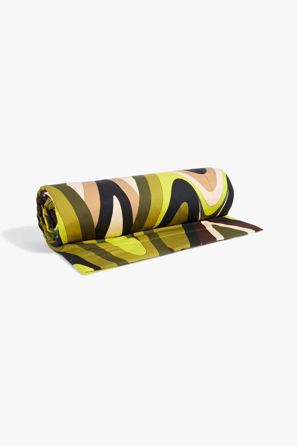 Pucci Printed Cotton-poplin And Terry Beach Towel In Multi