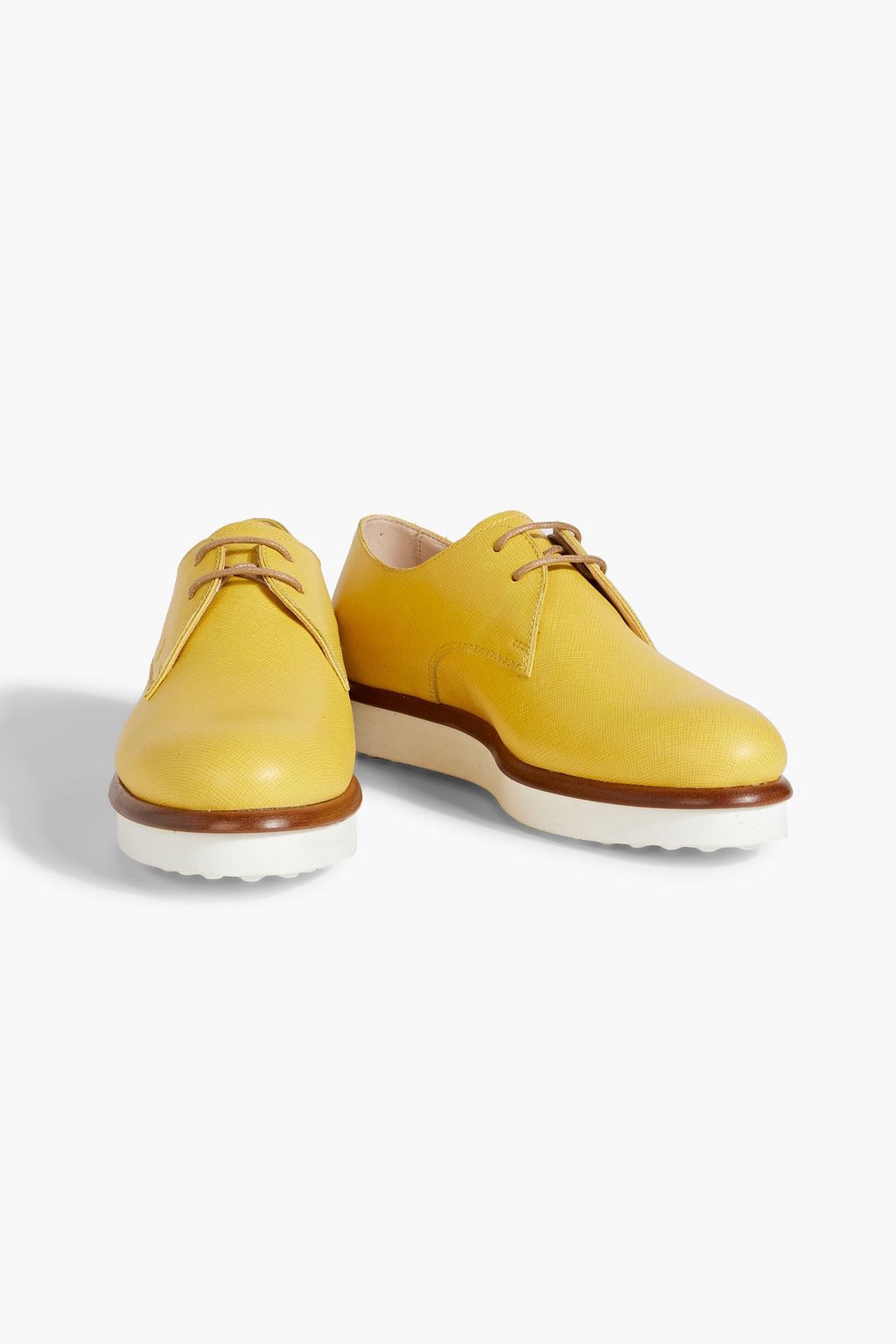 TOD'S Textured-leather brogues