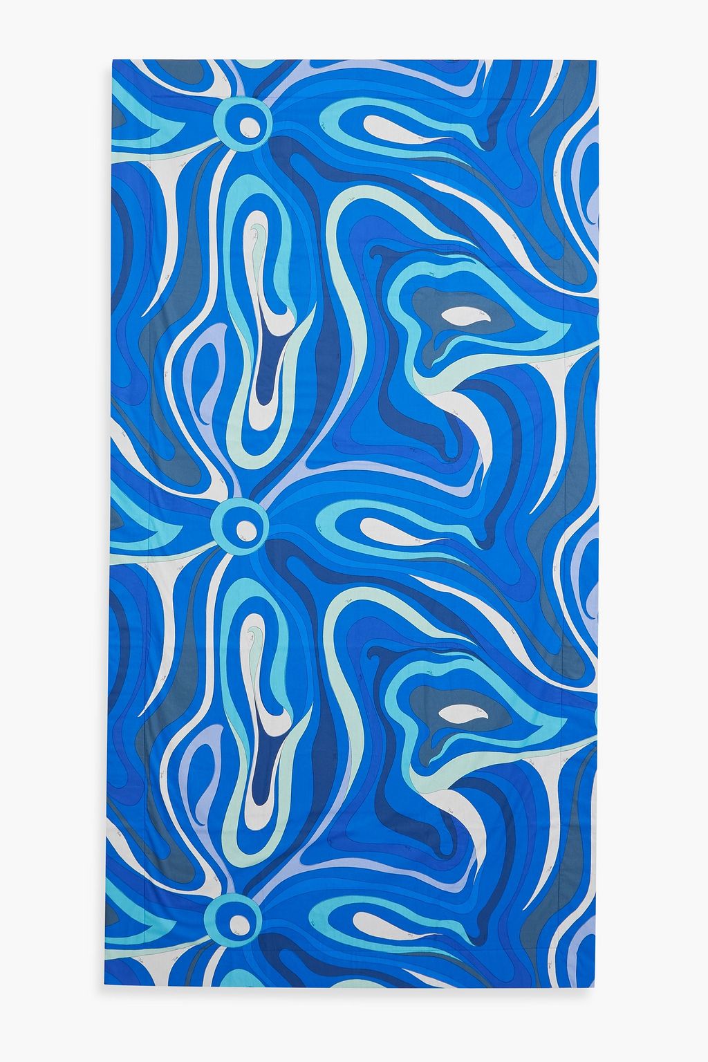 PUCCI Printed cotton-poplin and terry beach towel