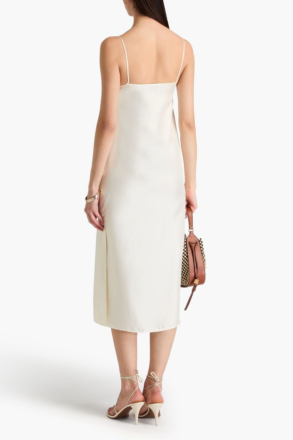 LOULOU STUDIO Sulum silk-twill midi dress