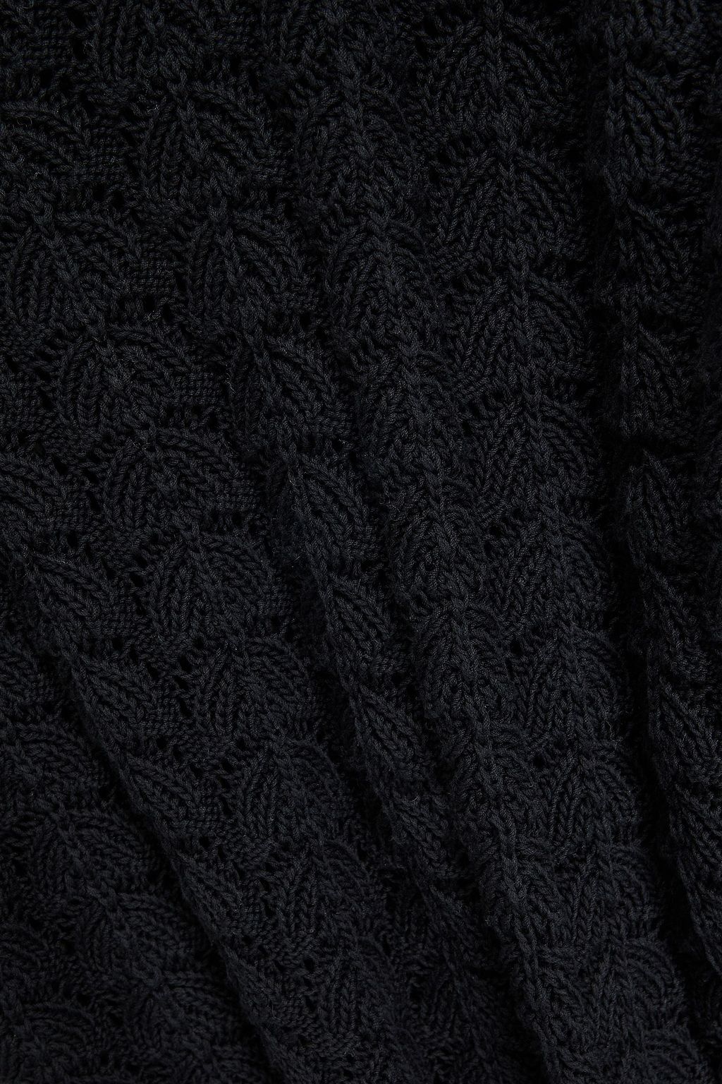 LOULOU STUDIO Adeka crocheted cotton sweater