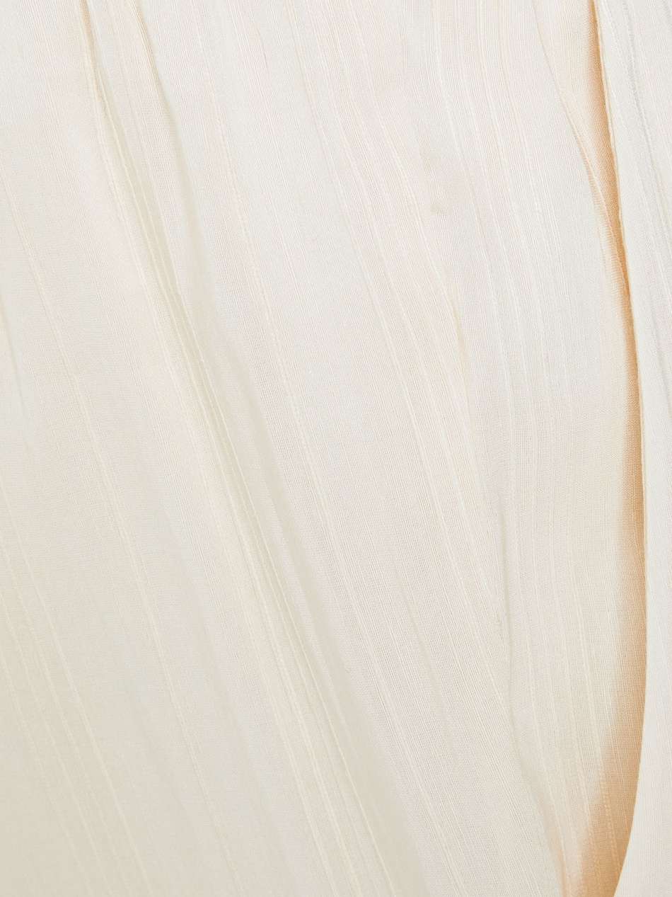 andra linen and silk-blend shorts