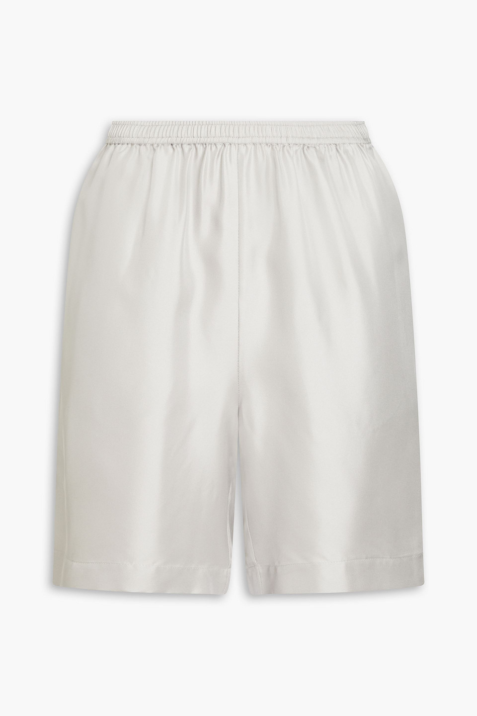 Loulou Studio Seto Viscose Blend Shorts In Ivory