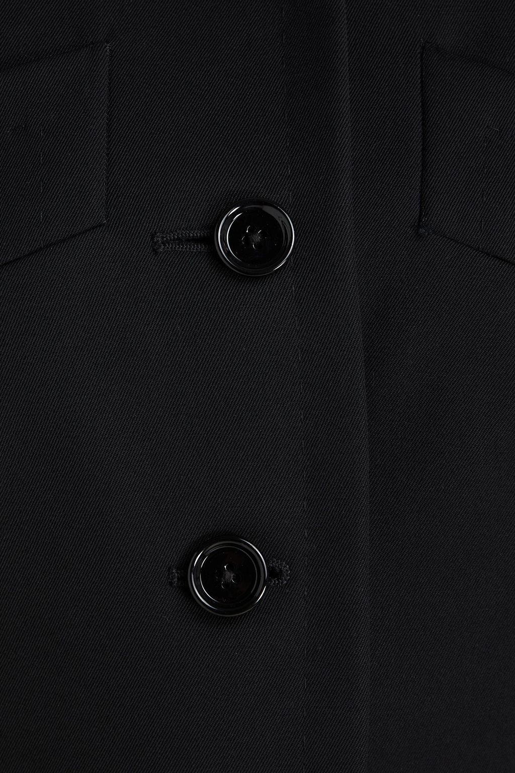 DOLCE&GABBANA Cropped wool-blend twill blazer