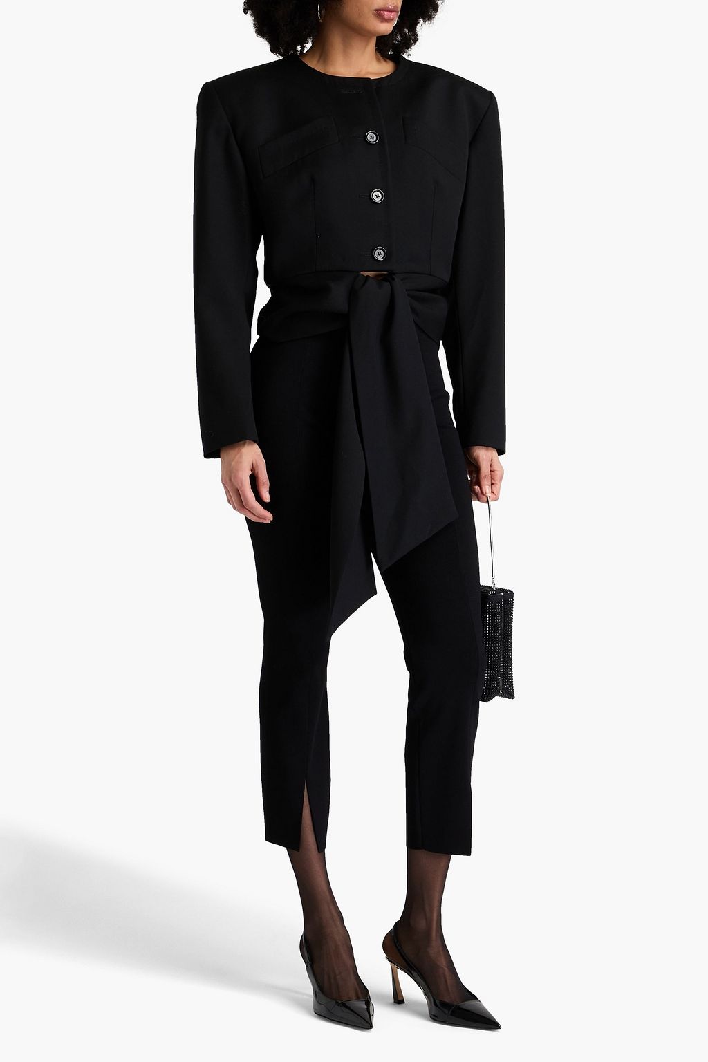 DOLCE&GABBANA جاكيت من صوف تويل