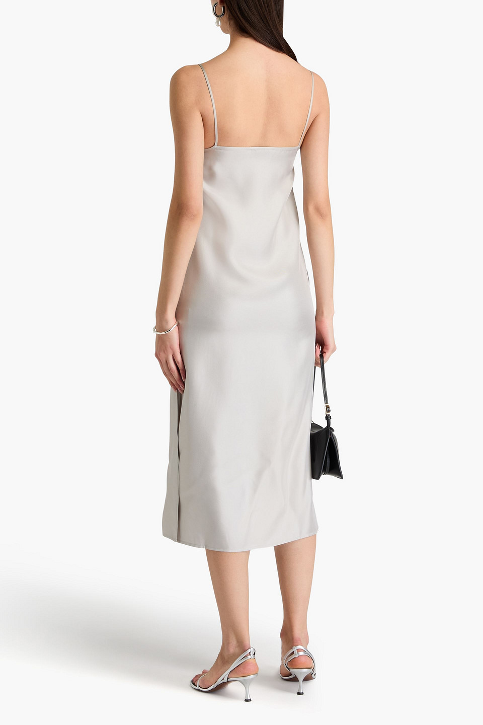 LOULOU STUDIO SULUM SILK-TWILL MIDI DRESS