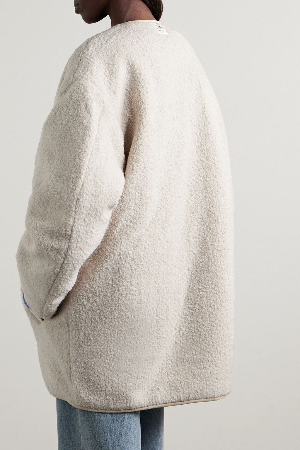 MARANT ÉTOILE Himemma reversible shell and cotton-fleece jacket