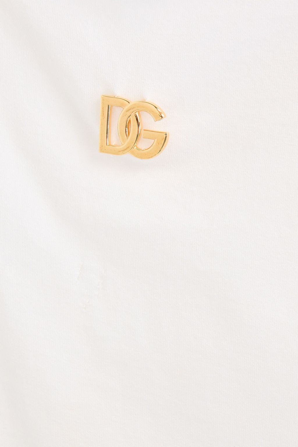 DOLCE&GABBANA 디스트레스드 코튼 저지 티셔츠