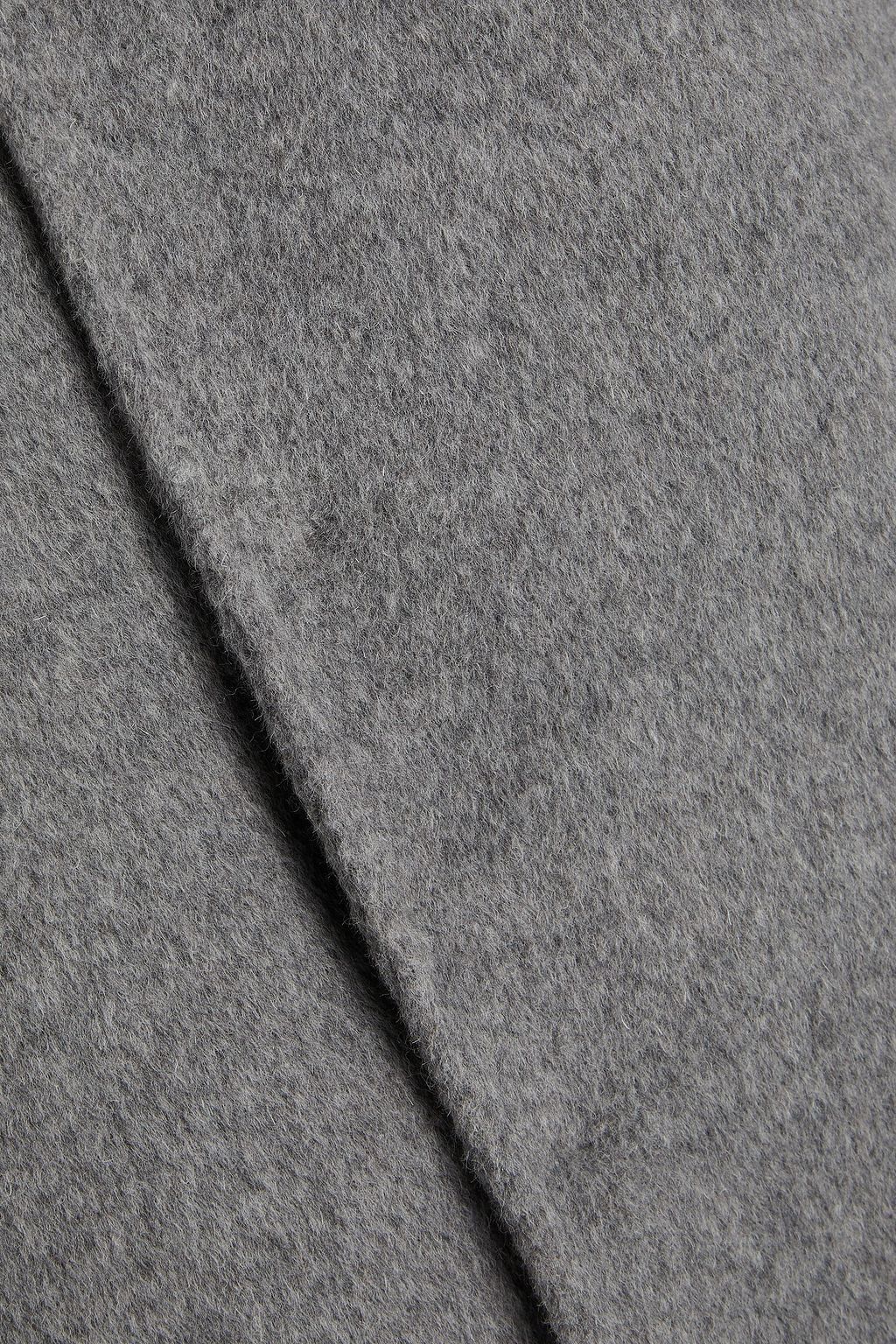 LOULOU STUDIO ブラッシュドウール&カシミヤ混フェルト ジャケット