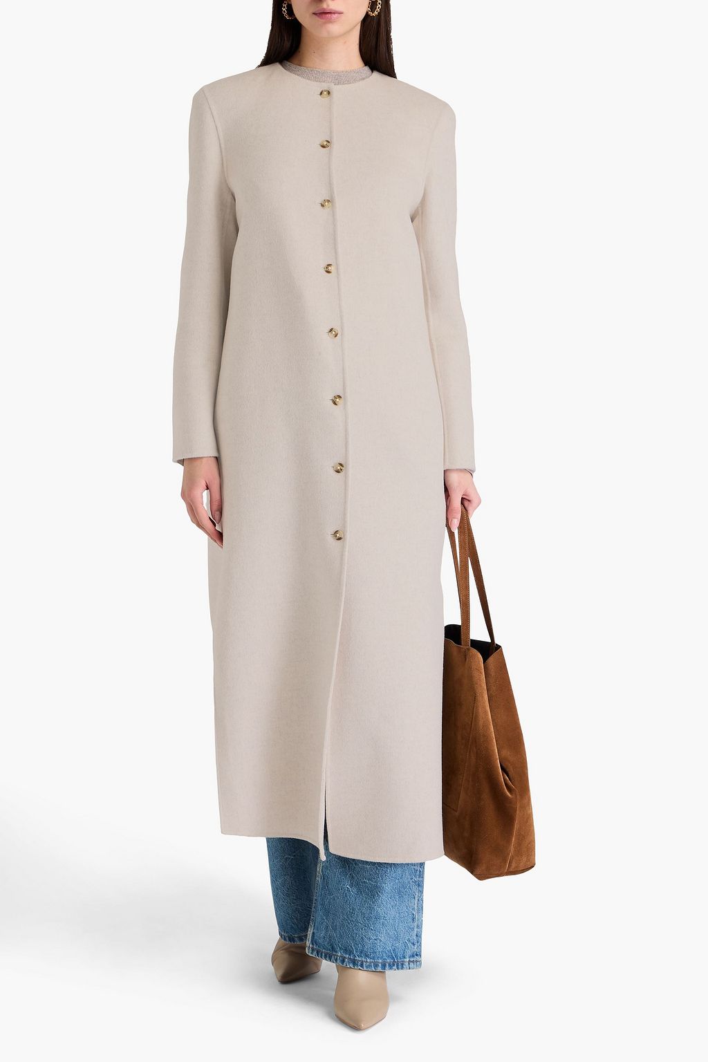 LOULOU STUDIO Martil wool and cashmere-blend felt coat