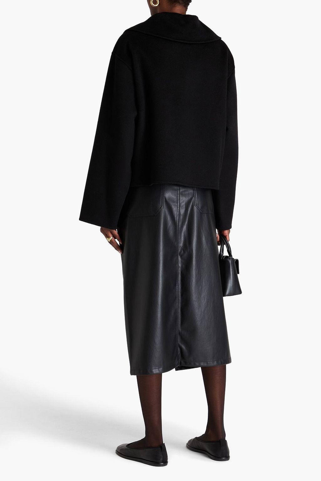 LOULOU STUDIO Cilla brushed wool and cashmere-blend felt jacket