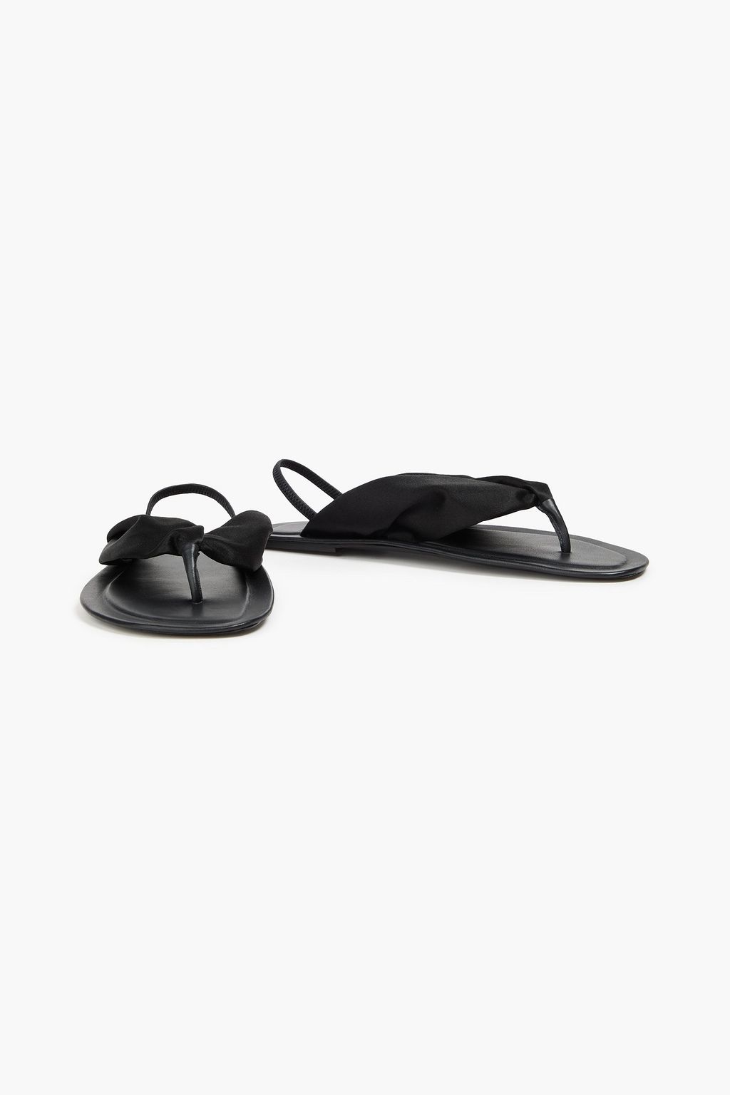 LOULOU STUDIO Zila サテン スリングバックサンダル