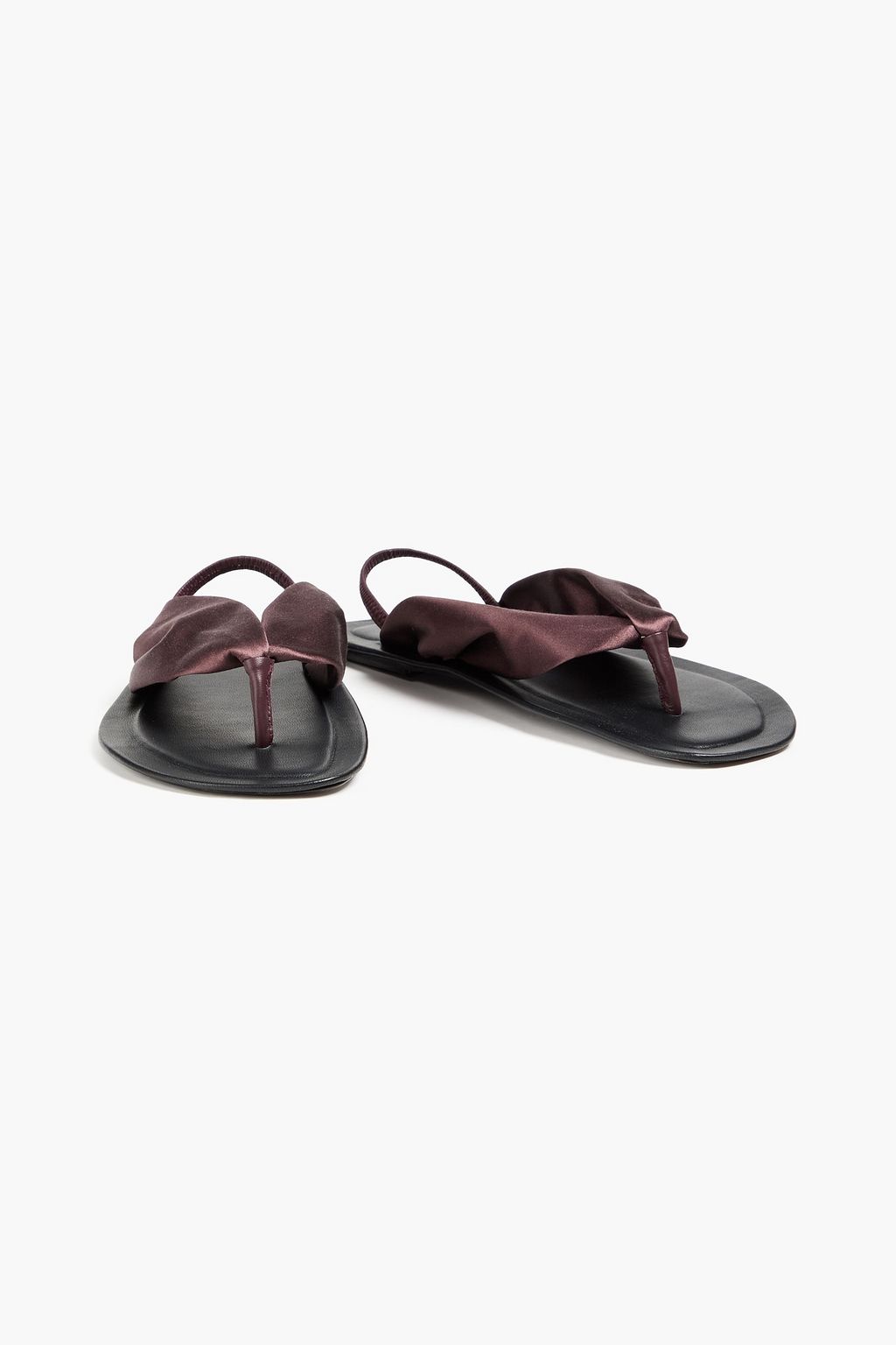 LOULOU STUDIO Zila satin slingback sandals