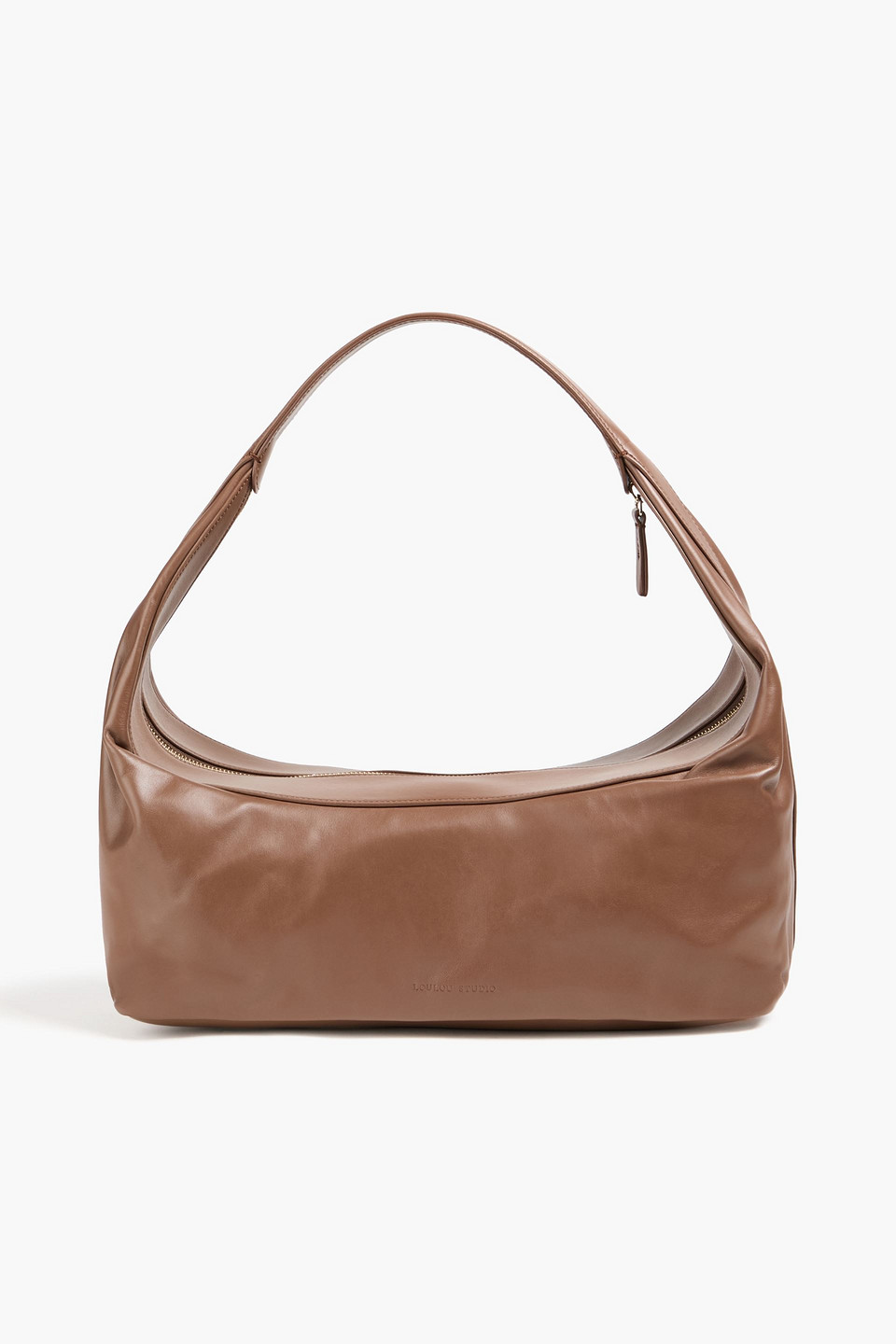 Loulou Studio Lisa Schultertasche Aus Leder In Braun