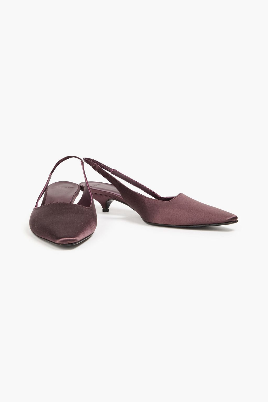 LOULOU STUDIO Sulue satin slingback pumps
