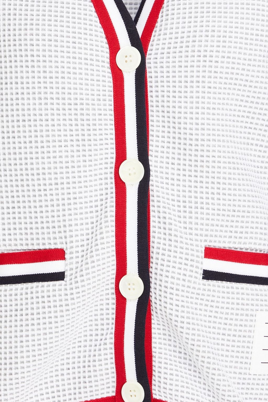 THOM BROWNE كارديغان من قطن بحبكة جاكار